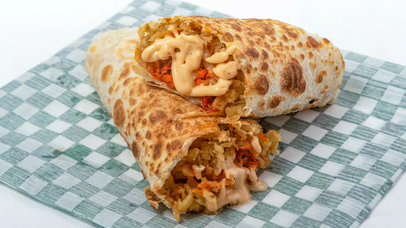 Butter Chicken Wrap at Spicey Chef in Calgary, AB